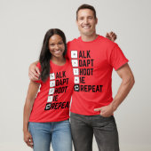 Grappige pc-gamer computer nerd WASD-gaming meisje T-shirt (Unisex)