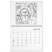 Grappige Pechkat Kleurkalender Kalender (Mar 2027)