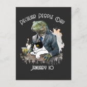 Grappige Peculiar People Day Briefkaart (Voorkant)