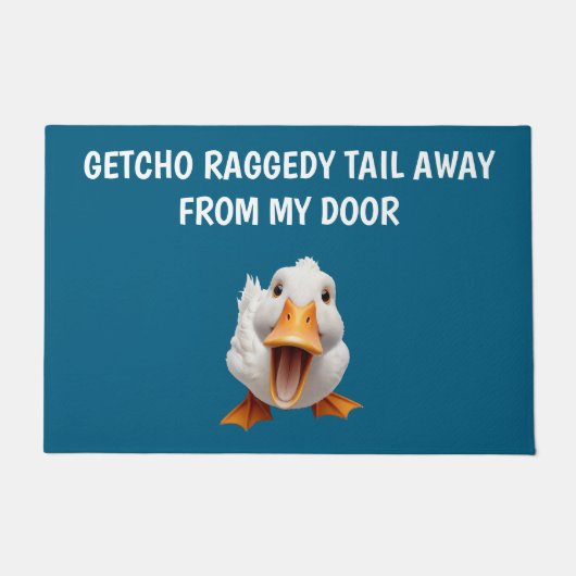 GRAPPIGE PEKIN-EEND DEURMAT (Voorkant)