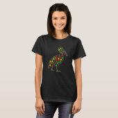 Grappige Pelikaan Dieren Puzzelstukken Autisme Bew T-shirt (Voorkant volledig)