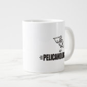 Grappige Pelikaan Grote Koffiekop (Voorkant rechts)