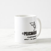 Grappige Pelikaan Koffiemok (Voorkant rechts)