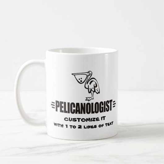 Grappige Pelikaan Koffiemok (Links)