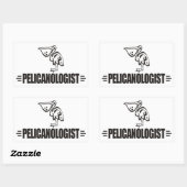 Grappige Pelikaan Rechthoekige Sticker (Vel)