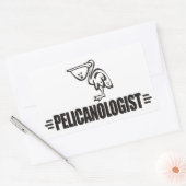 Grappige Pelikaan Rechthoekige Sticker (Envelop)