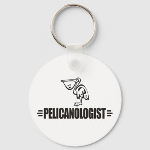 Grappige Pelikaan Sleutelhanger