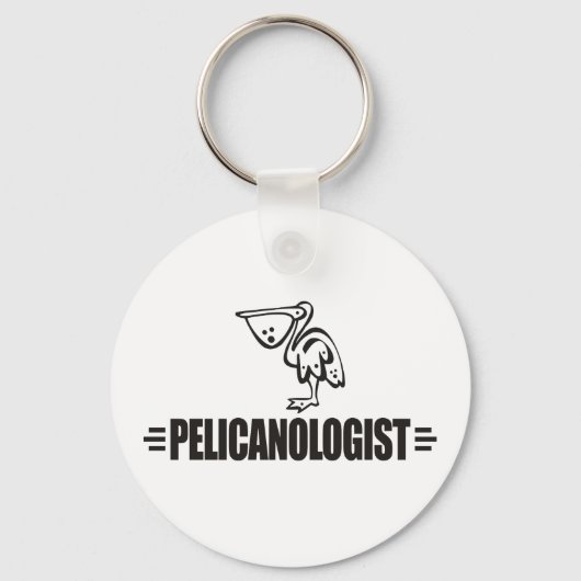 Grappige Pelikaan Sleutelhanger (Voorkant)