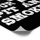 Grappige Pellet Smoker BBQ Pit Gift Grill voor vle Poster (Hoek)