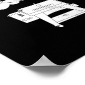Grappige Pellet Smoker BBQ pit grill voor vlees ro Poster (Hoek)