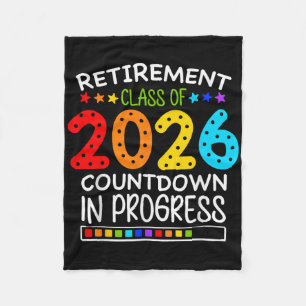 Grappige Pensioen Countdown 2026 In Uitvoering  Fleece Deken