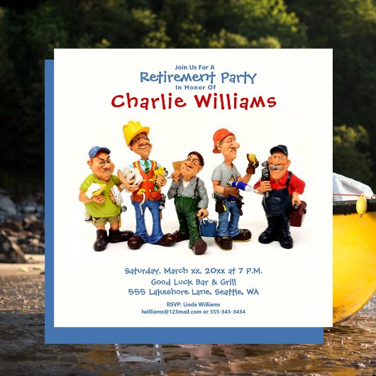 Grappige Pensioen Feest Co-Worker Kaart