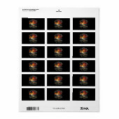 Grappige Pensioen Het Is 5 uur Overal Etiket (Full Sheet)
