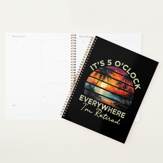 Grappige Pensioen Het is 5 uur Overal Planner (Display)