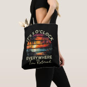 Grappige Pensioen Het Is 5 uur Overal Tote Bag (Dichtbij)