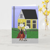 Grappige pensioen Kaart (Gele Bloem)