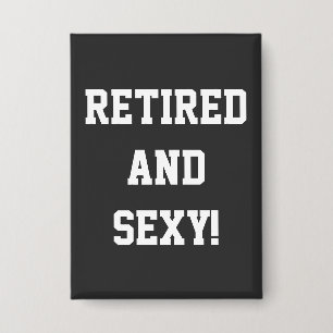Grappige Pensioen Knop Cadeau Button