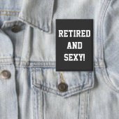 Grappige Pensioen Knop Cadeau Button (Insitu)