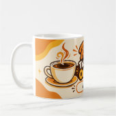 Grappige pensioen koffie citaat koffiemok (Links)