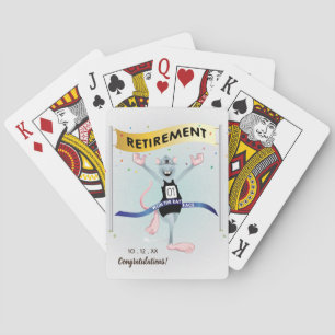 Grappige Pensioen Rat Race Pokerkaarten