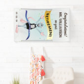Grappige Pensioen Rattenrace Spandoek (Insitu)