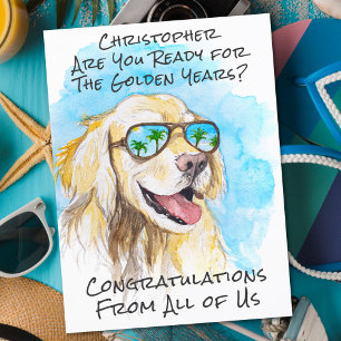 Grappige pensioenfelicitaties van ons allemaal briefkaart