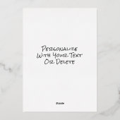 Grappige pensioenfelicitaties van ons allemaal folie feestdagenkaart (Achterkant)