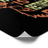 Grappige pensioengeschenken voor mannen jagen is m poster (Hoek)