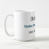 Grappige pensioengrap geen werkfeest meer koffiemok (Links)