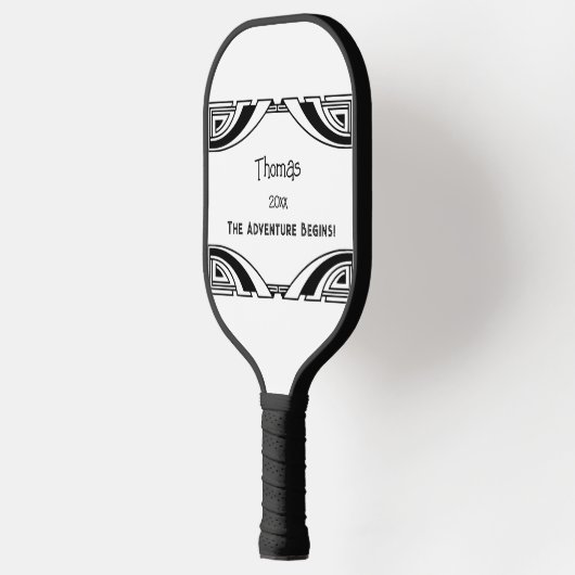 Grappige pensioengrap geen werkfeest meer pickleball paddle (Links)