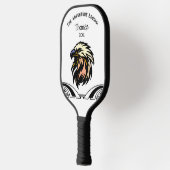 Grappige pensioengrap geen werkfeest meer pickleball paddle (Links)