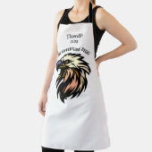 Grappige pensioengrap geen werkfeest meer schort (Insitu)