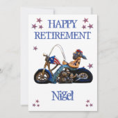 Grappige pensioenpartij kaart (Voorkant)