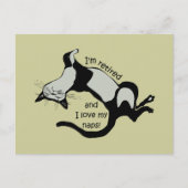 grappige pensionering briefkaart (Voorkant)