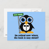 grappige pensionering briefkaart (Voorkant / Achterkant)