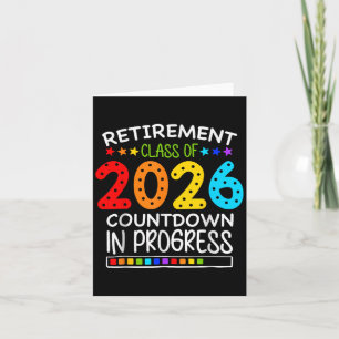 Grappige Pensionering Cl Van 2026 Aftelling In Uit Kaart
