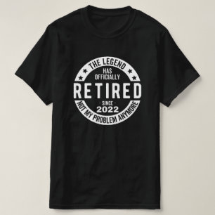 grappige pensionering, gepensioneerd, gepensioneer t-shirt