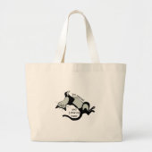 grappige pensionering grote tote bag (Voorkant)