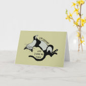 grappige pensionering kaart (Gele Bloem)