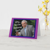 Grappige pensionering Kaarten---Struik ism humor Kaart (Gele Bloem)