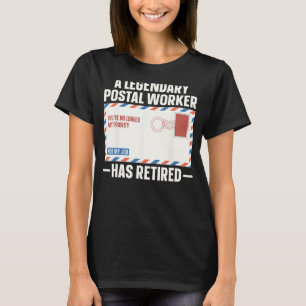 Grappige pensionering Legendarische gepensioneerde T-shirt