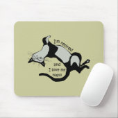 grappige pensionering muismat (Met muis)