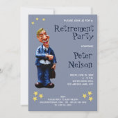 Grappige pensionering partij zakelijke werknemer kaart (Voorkant)