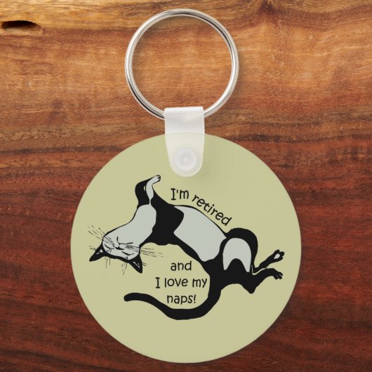 grappige pensionering sleutelhanger (Voorkant)
