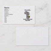 grappige pensionering visitekaartje (Voorkant / Achterkant)