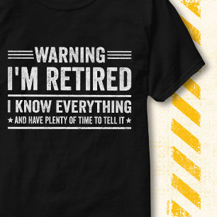Grappige Pensionering Voor Mannen Vrouwen Gelukkig T-shirt