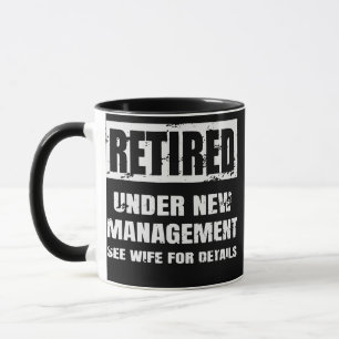 Grappige pensionering voor vader of echtgenoot op mok