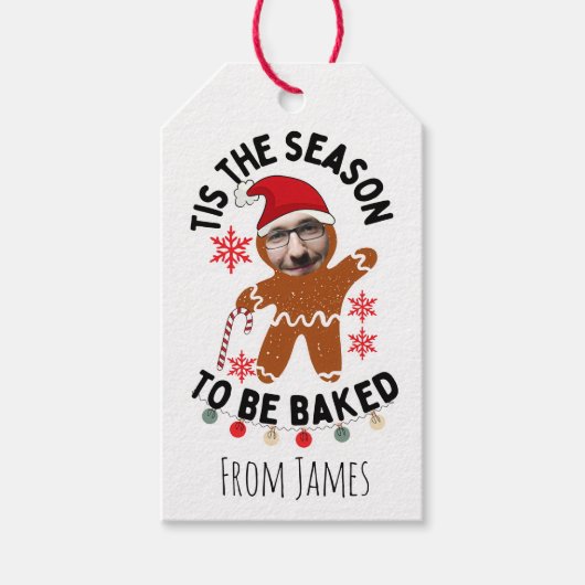 Grappige peperkoek cadeaulabel (Voorkant)