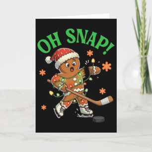 Grappige Peperkoek IJshockey Kerst Koek Oh S Kaart