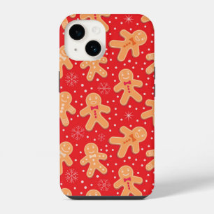 Grappige peperkoek man koekjes patroon iPhone 14 hoesje